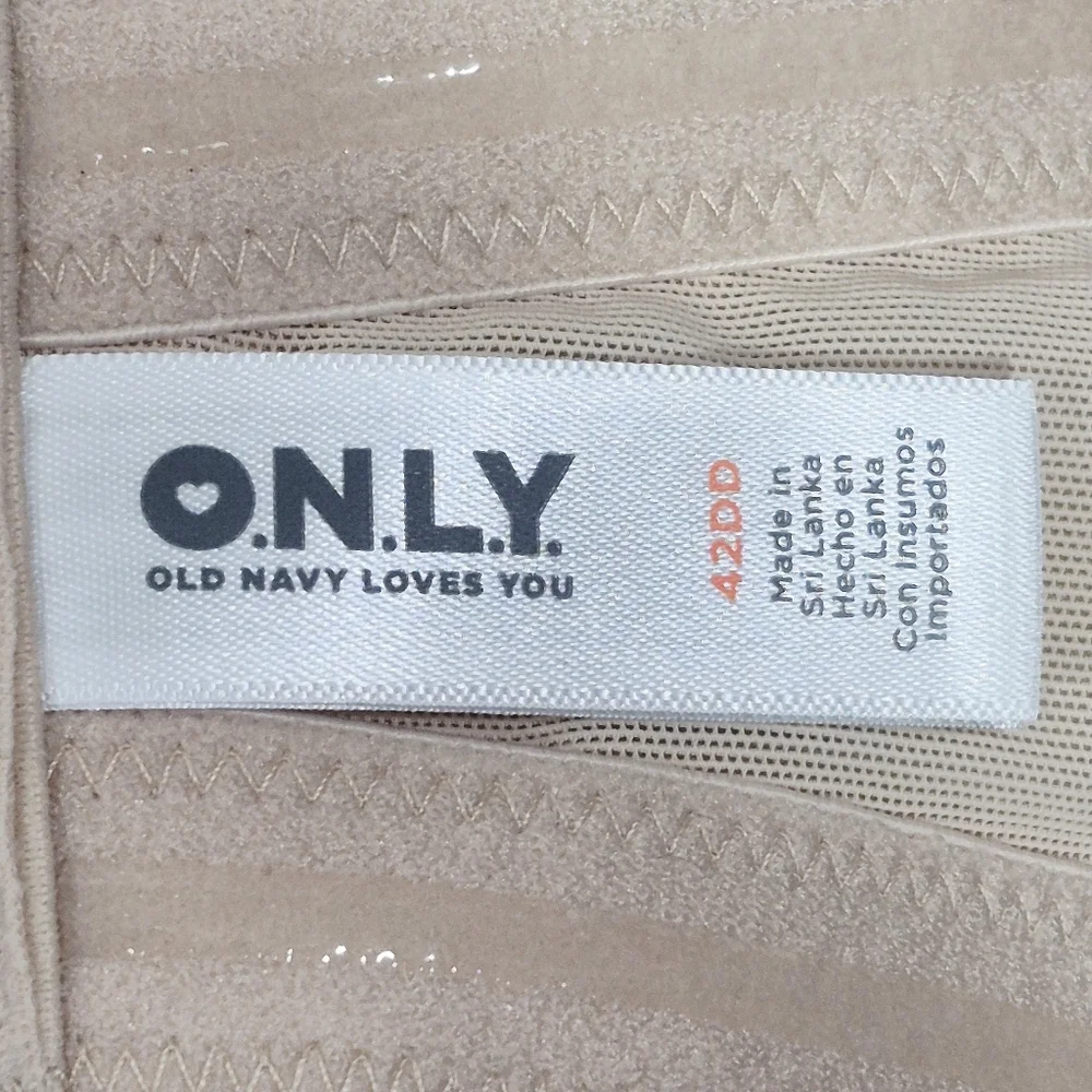 42DD Old Navy Smoothing Full-Coverage‎ Underwire Bra Beige NWT